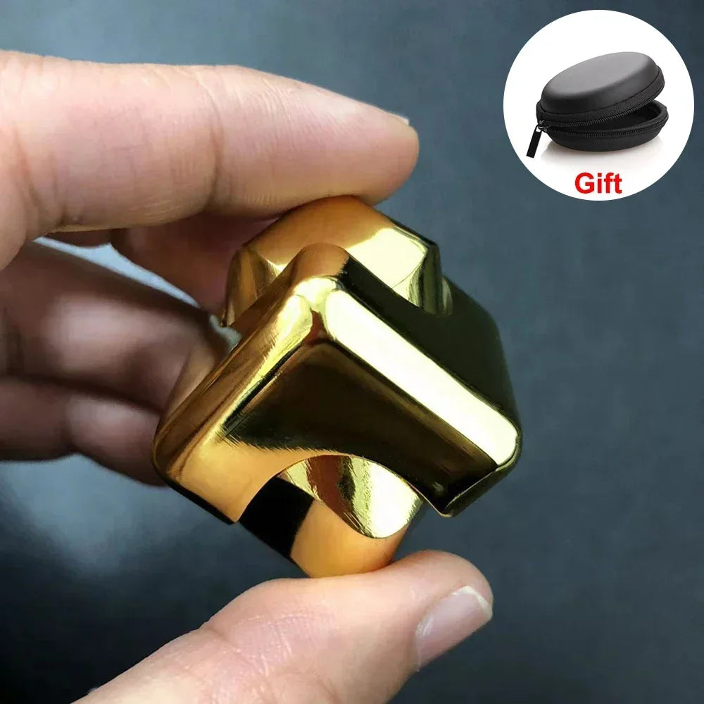 lloy Cube Spinner Gyroscope™ – Metal Fingertip Fidget Toy for Stress Relief & Focus | Portable Anti-Anxiety Spinner for Teens & Adults