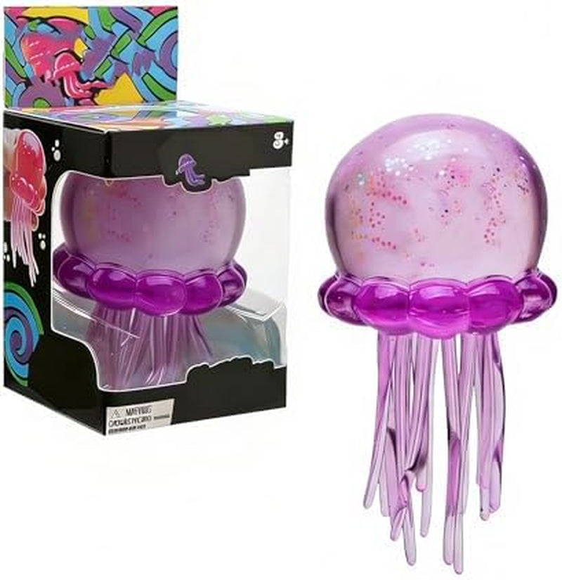 Jellyfish Squishy Stress Ball™ – Ultra Soft Sensory Fidget Toy for Tweens, Teens & Adults | Slow-Rise Squeeze Toy for Stress Relief (Purple)