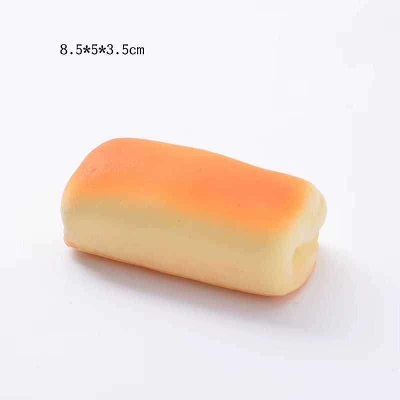 Squishy Food Fidget Toy™ – Slow Rising Bread, Toast & Donut Stress Relief Squishies | Cute Sensory Desk Toys for Tweens & Teens
