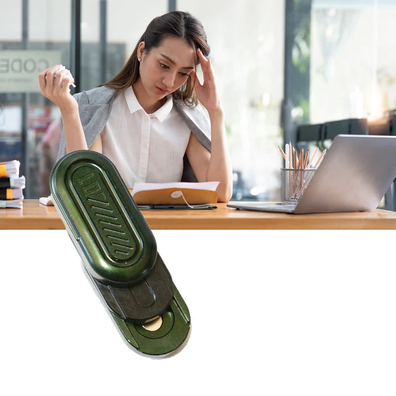 Metal Pod Fidget Slider™ – Magnetic ADHD Desk Fidget Toy for Stress Relief & Focus | Anti-Anxiety Slider Toy for Teens & Adults