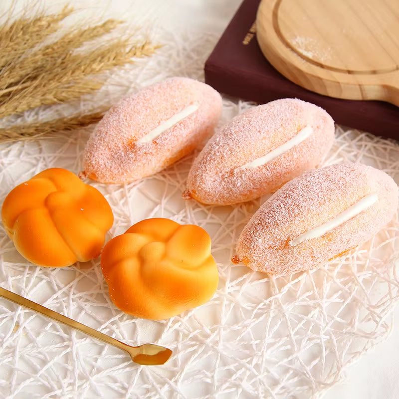Squishy Food Fidget Toy™ – Slow Rising Bread, Toast & Donut Stress Relief Squishies | Cute Sensory Desk Toys for Tweens & Teens