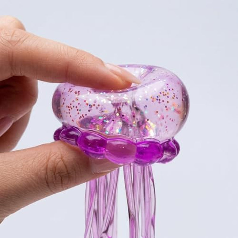 Jellyfish Squishy Stress Ball™ – Ultra Soft Sensory Fidget Toy for Tweens, Teens & Adults | Slow-Rise Squeeze Toy for Stress Relief (Purple)