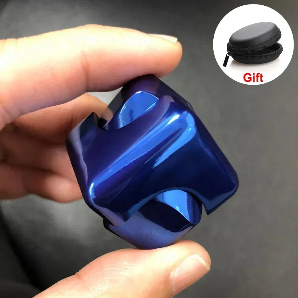 lloy Cube Spinner Gyroscope™ – Metal Fingertip Fidget Toy for Stress Relief & Focus | Portable Anti-Anxiety Spinner for Teens & Adults