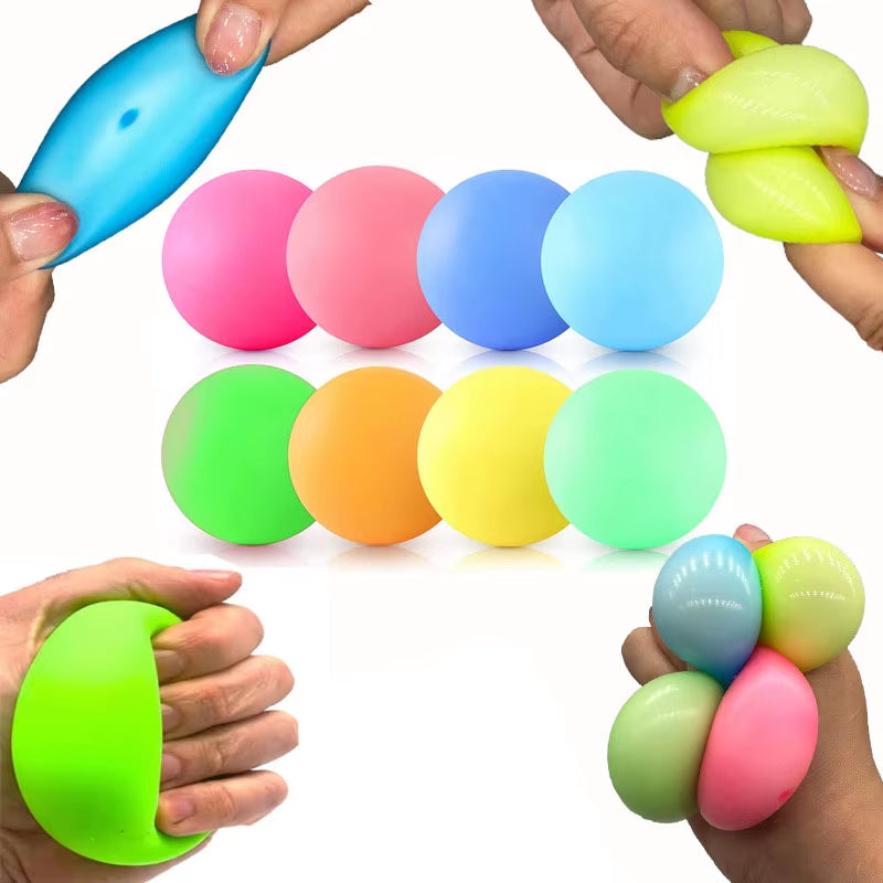 Slow Rebound Squishy Stress Ball™ – Sensory Fidget Toy for Kids, Teens & Adults | Soft Anti-Stress Squeeze Ball for Focus & Relaxation