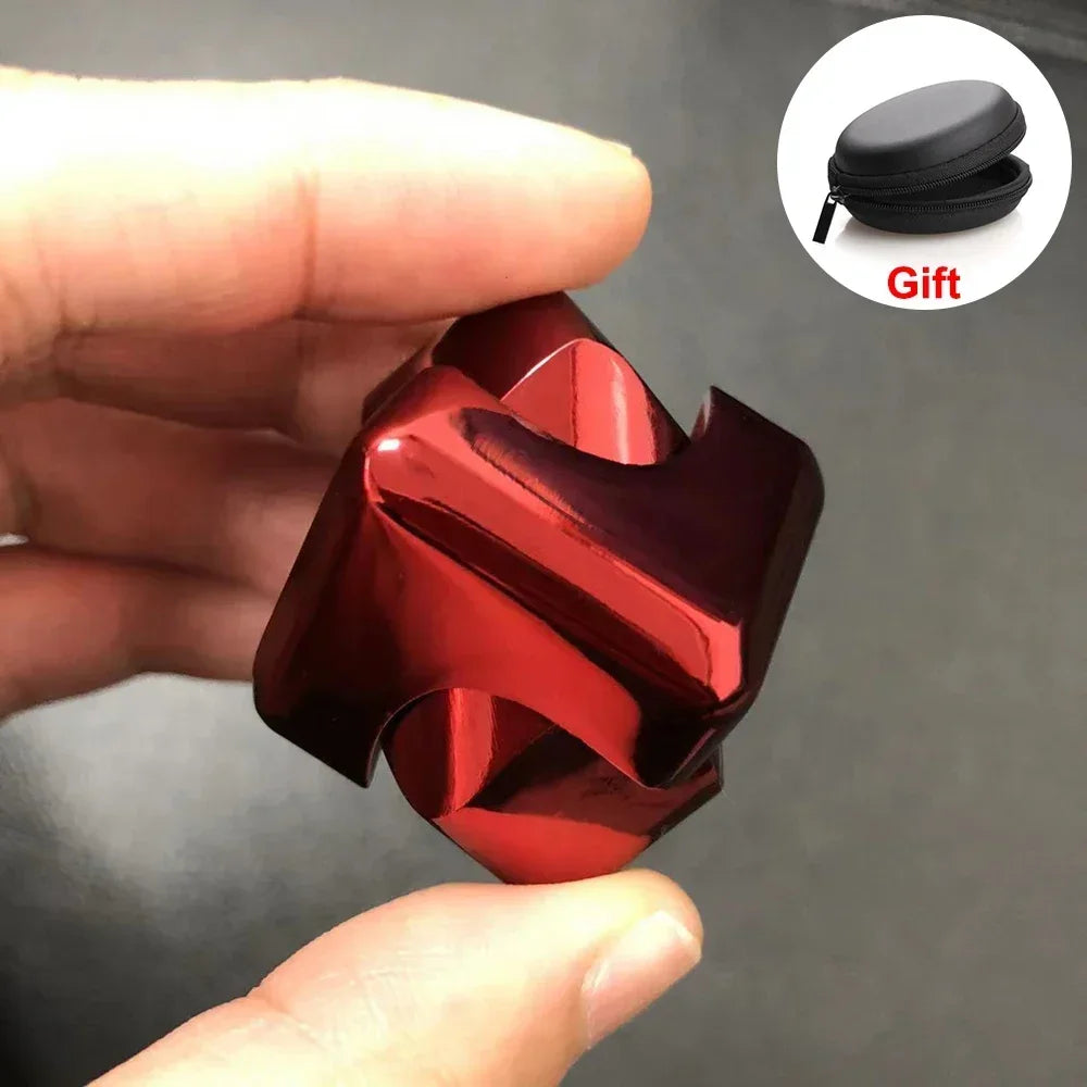 lloy Cube Spinner Gyroscope™ – Metal Fingertip Fidget Toy for Stress Relief & Focus | Portable Anti-Anxiety Spinner for Teens & Adults